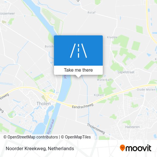 Noorder Kreekweg map