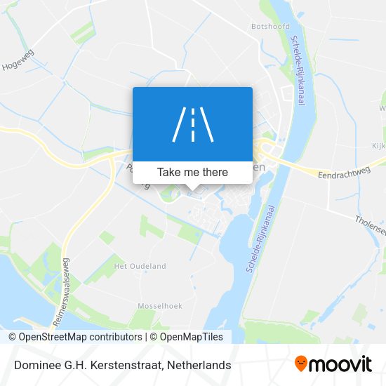 Dominee G.H. Kerstenstraat map