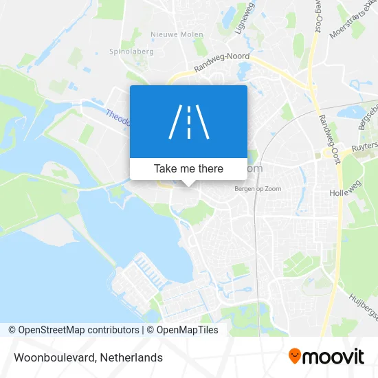 Woonboulevard map