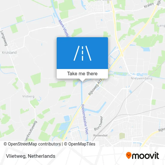 Vlietweg map