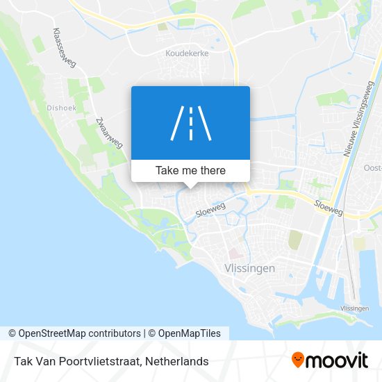 Tak Van Poortvlietstraat map
