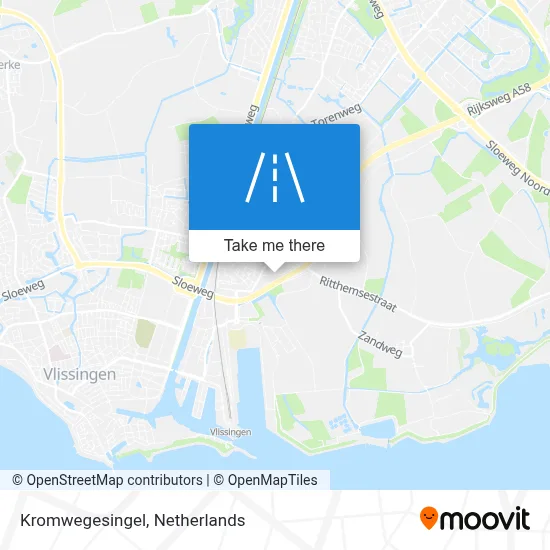 Kromwegesingel map