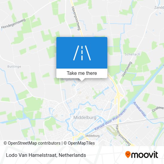 Lodo Van Hamelstraat map