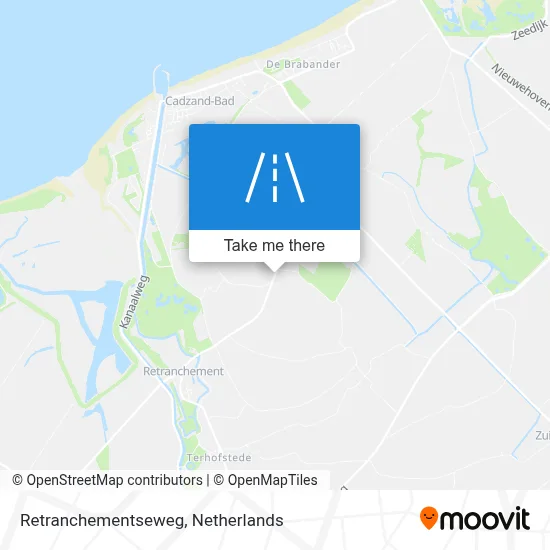 Retranchementseweg map