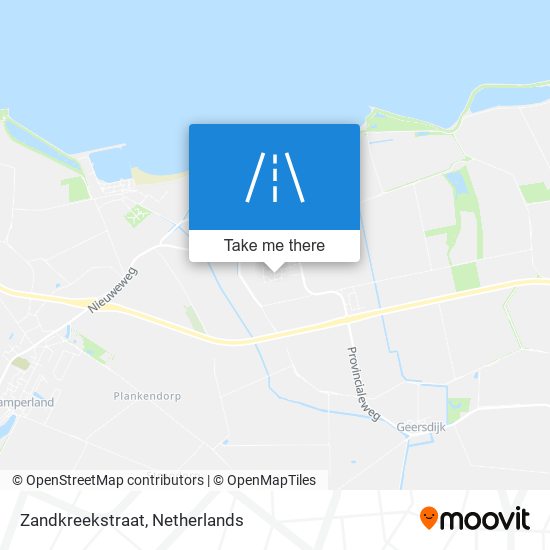 Zandkreekstraat map