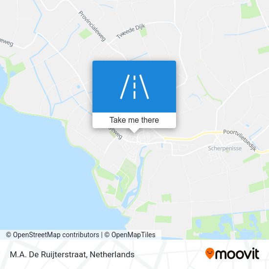 M.A. De Ruijterstraat map