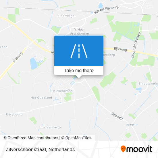 Zilverschoonstraat map