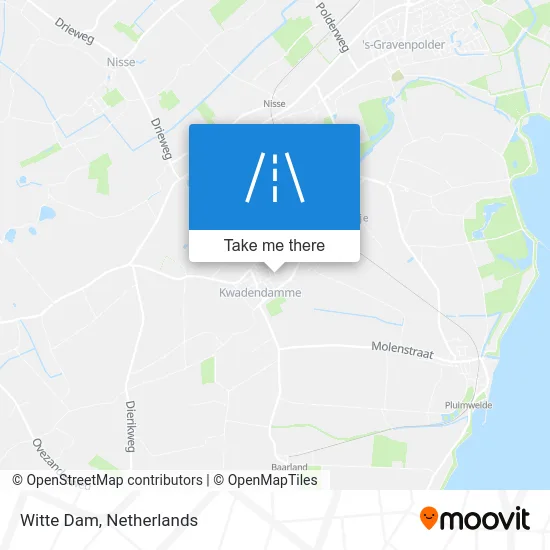 Witte Dam map