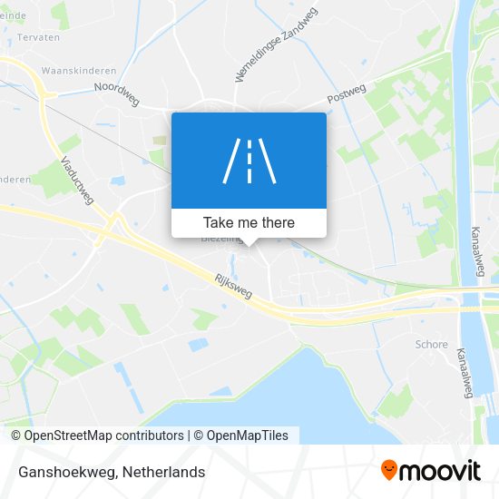 Ganshoekweg map