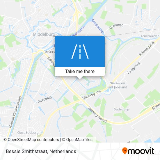 Bessie Smithstraat map