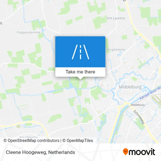 Cleene Hoogeweg map
