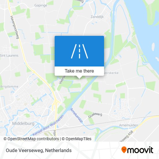 Oude Veerseweg map