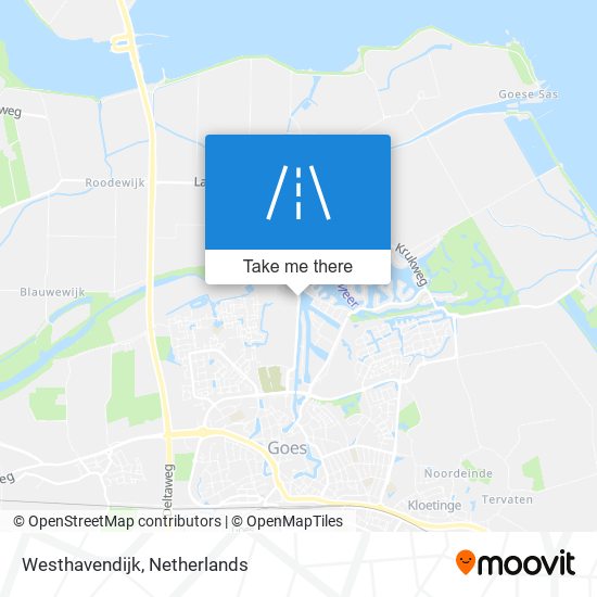 Westhavendijk Karte