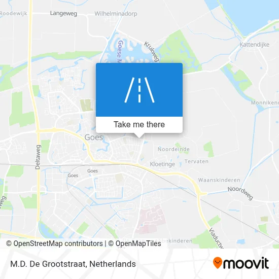 M.D. De Grootstraat map