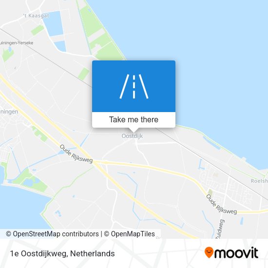 1e Oostdijkweg map