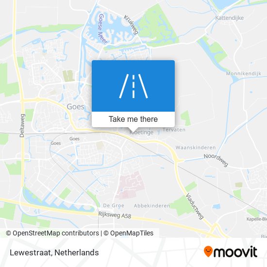 Lewestraat map