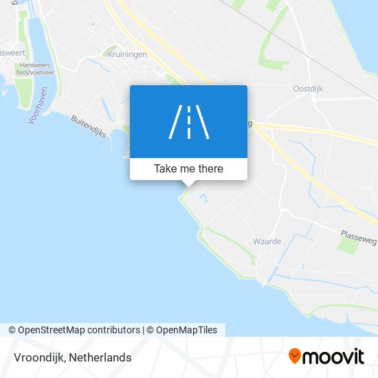 Vroondijk map