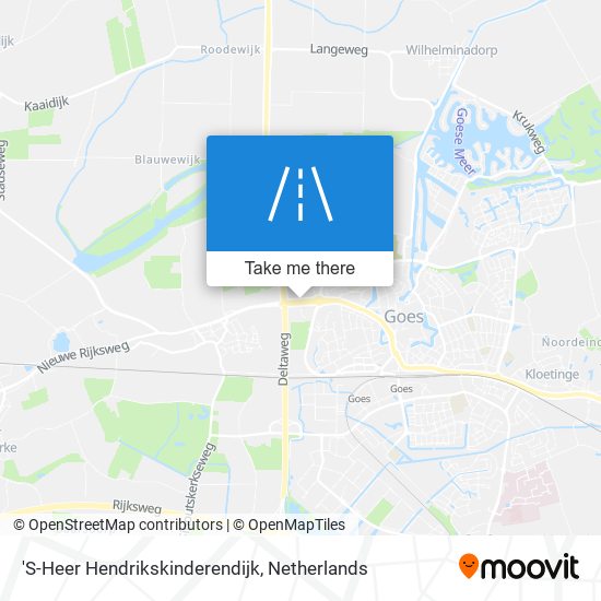 'S-Heer Hendrikskinderendijk Karte