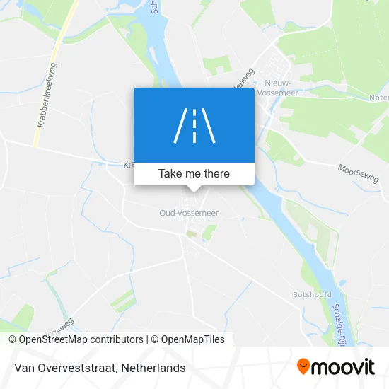 Van Overveststraat map