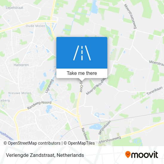 Verlengde Zandstraat map