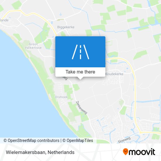 Wielemakersbaan map