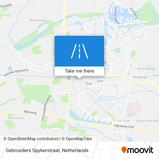 Gebroeders Spykerstraat map