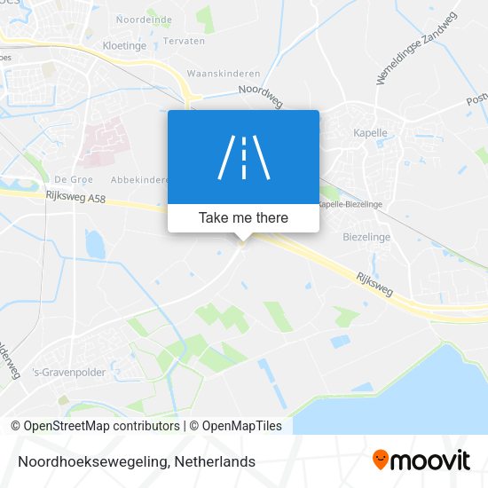 Noordhoeksewegeling map