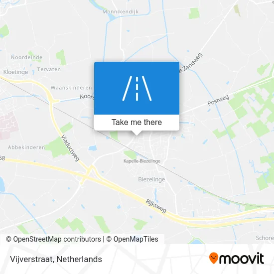 Vijverstraat map