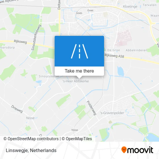 Linswegje map