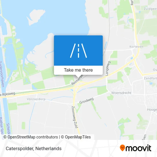 Caterspolder map