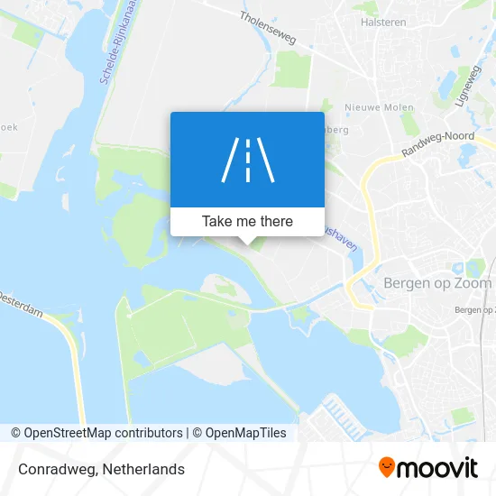 Conradweg map
