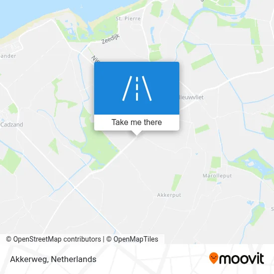 Akkerweg map