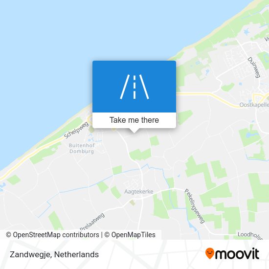 Zandwegje map