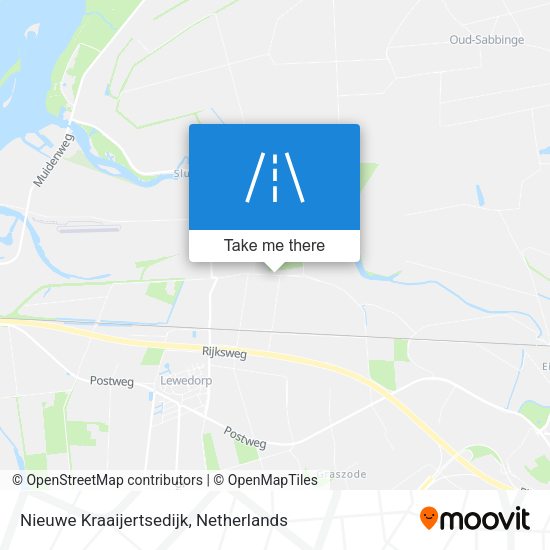 Nieuwe Kraaijertsedijk map