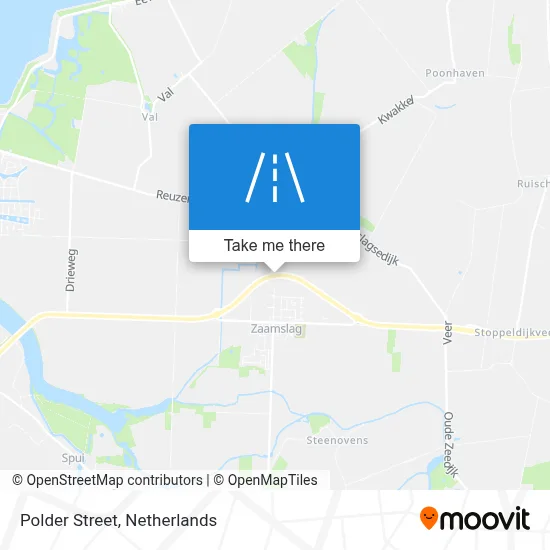 Polderstraat map