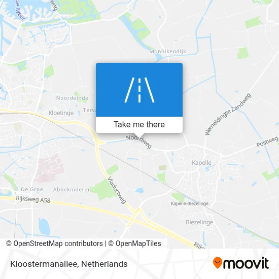 Kloostermanallee map