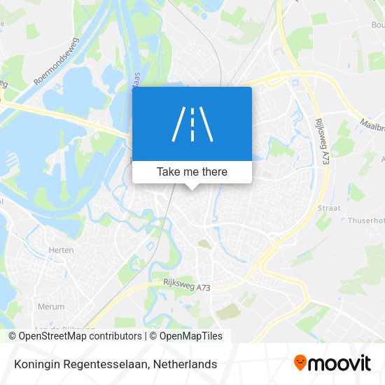 Koningin Regentesselaan map