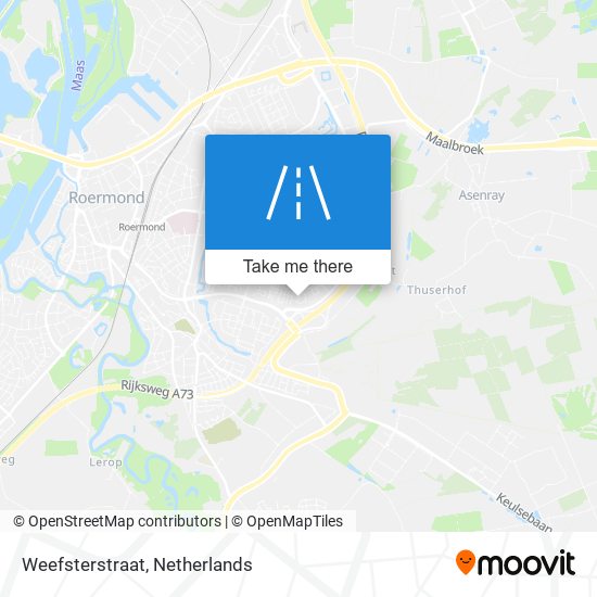 Weefsterstraat map