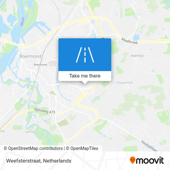 Weefsterstraat map