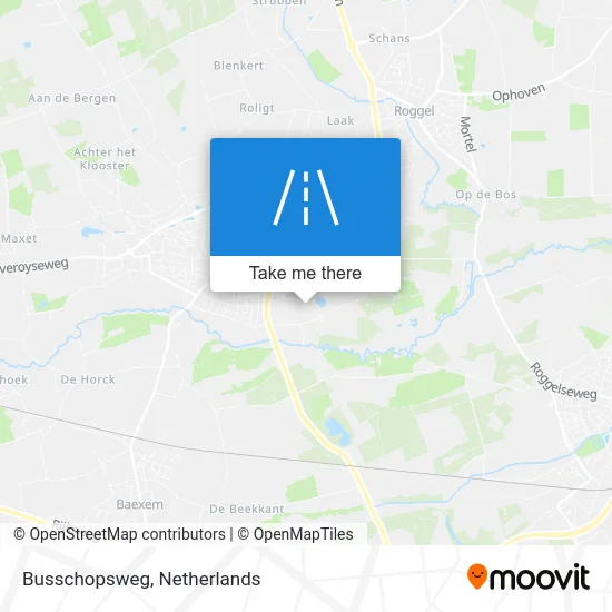 Busschopsweg map