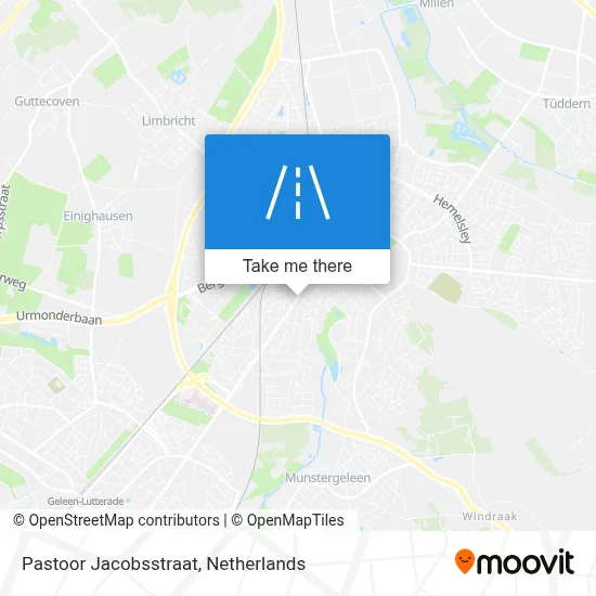 Pastoor Jacobsstraat map