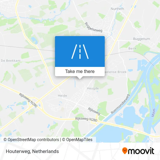 Houterweg map