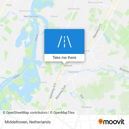 Middelhoven map
