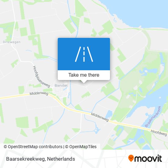 Baarsekreekweg map