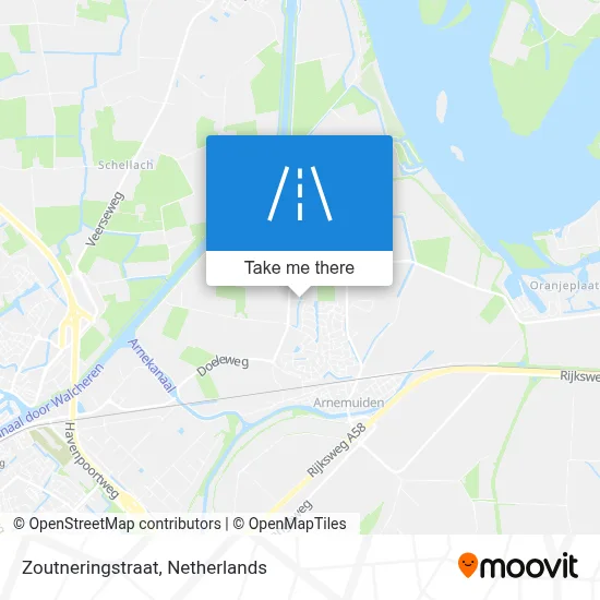 Zoutneringstraat map