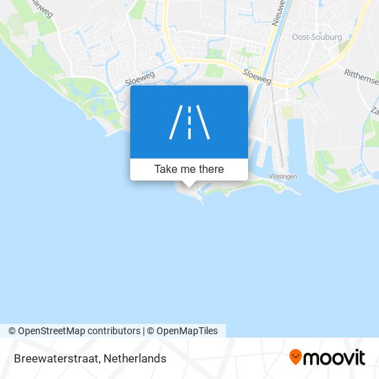 Breewaterstraat map