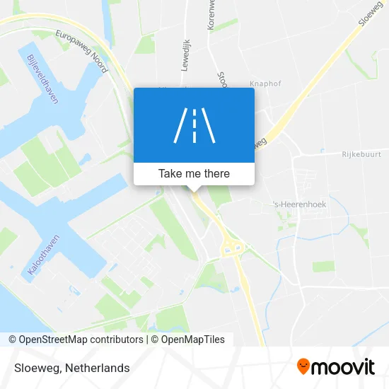 Sloeweg map