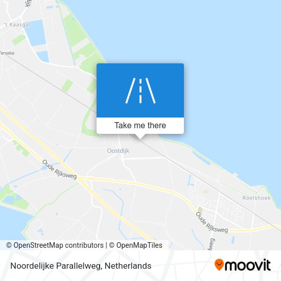 Noordelijke Parallelweg map