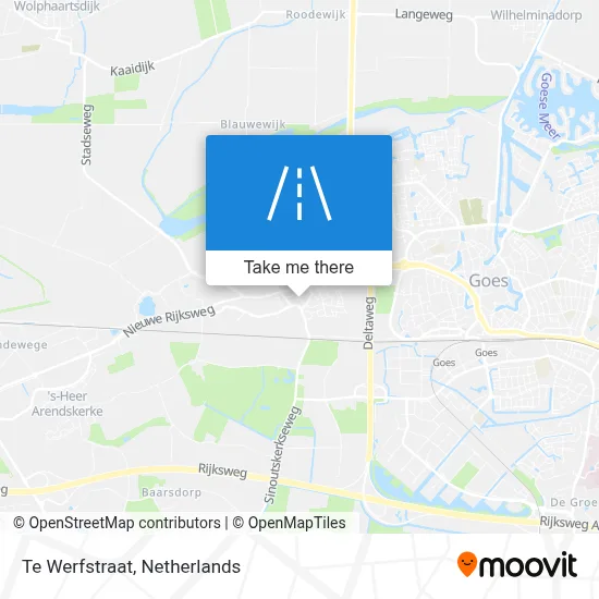 Te Werfstraat map