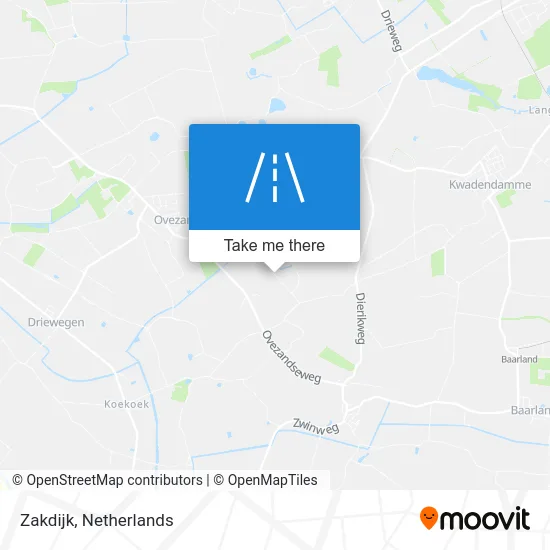 Zakdijk map